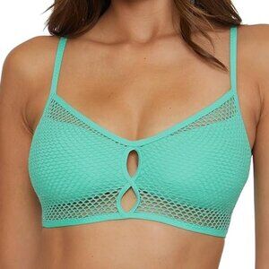 NWT Becca by Rebecca Virtue Swim Top Network Katie Cami Top Sz S